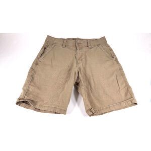 Weatherproof Shorts Khaki Hidden Zipper Side Pocket Cargo Size 32
